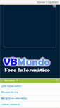 Mobile Screenshot of foro.vb-mundo.com